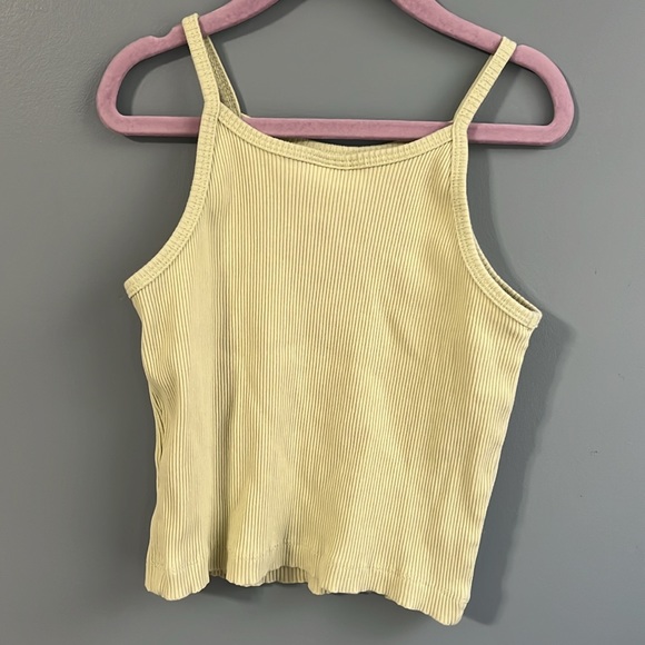 Zara Green Crop Tank Top - Picture 2 of 2